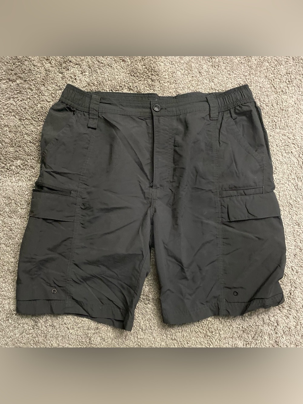 Coleman Men's Black Utility Cargo Shorts